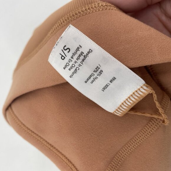 L*Space Womens Size Small Active Rookie Sports Bra Sessions Putty Single Strap - Picture 9 of 10